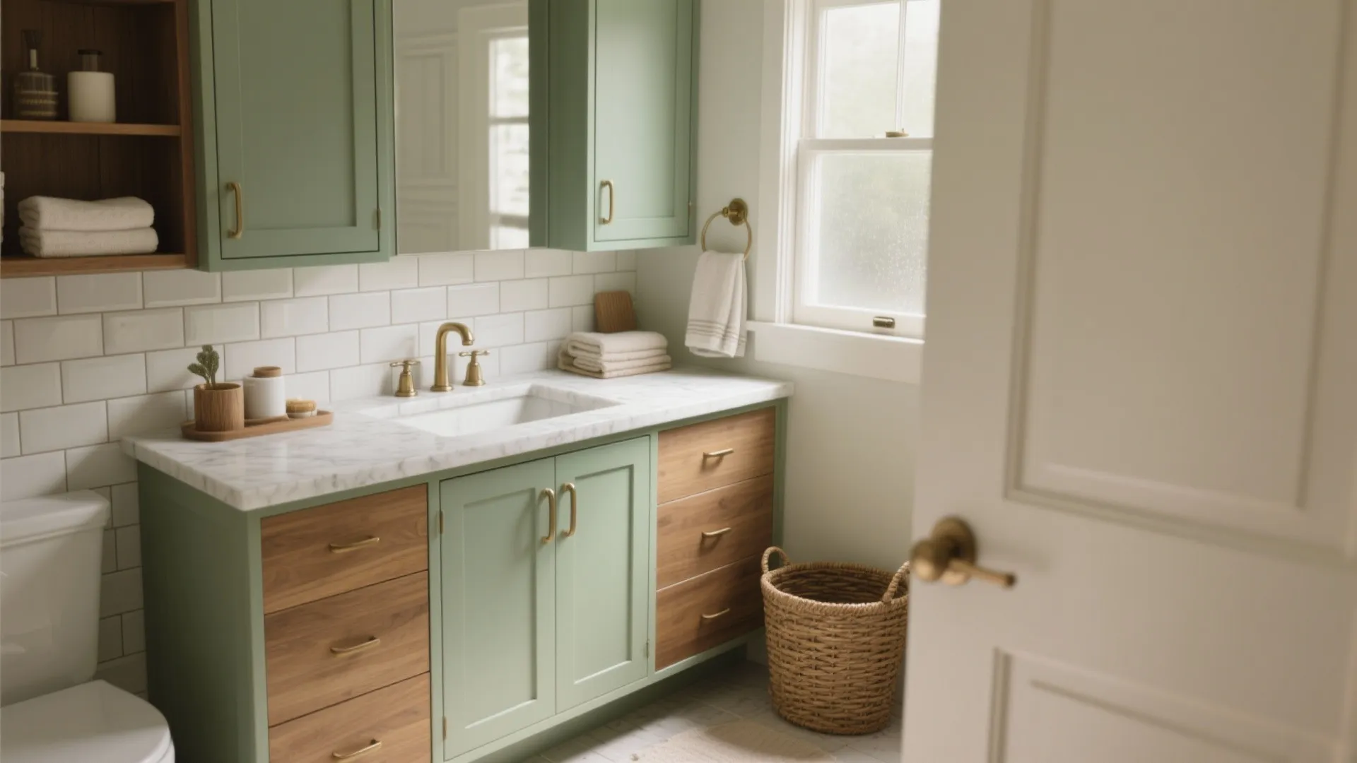 5 Cabinet Paint Colors for Bathrooms I Love: Small bathroom? Big impact — 5 cabinet paint color ideas that transform your space