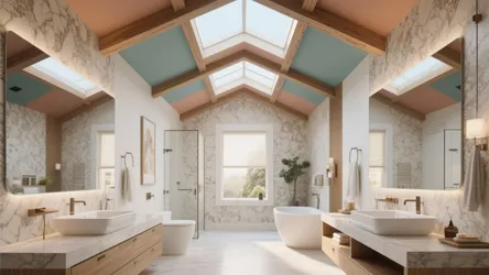 10 Bathroom Ceiling Ideas to Transform Small Spaces
