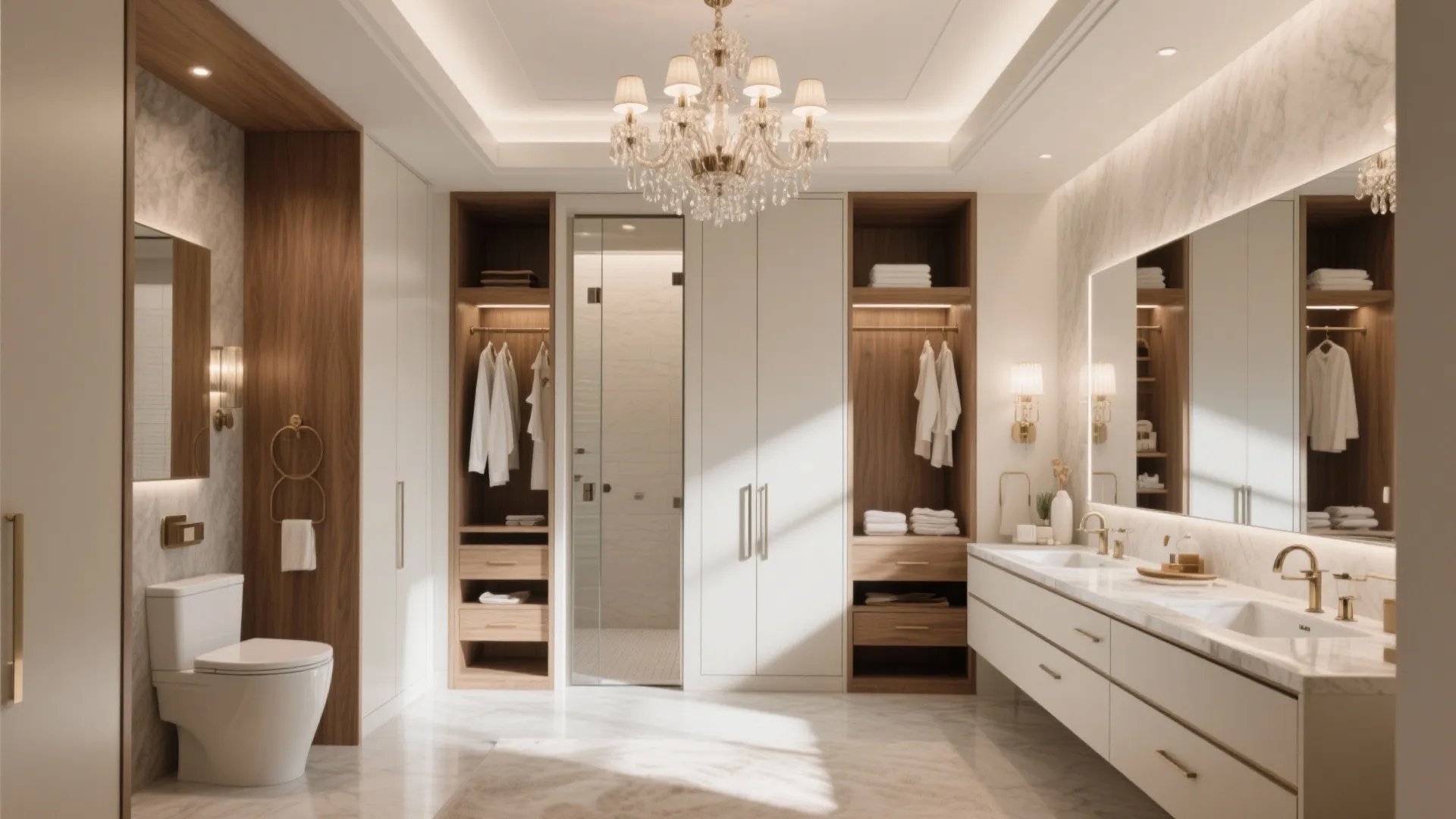 10 Bathroom with Closet Ideas: Creative ways to blend style and storage in bathroom-closet combos