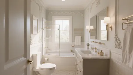 10 Crown Molding Ideas for Bathrooms