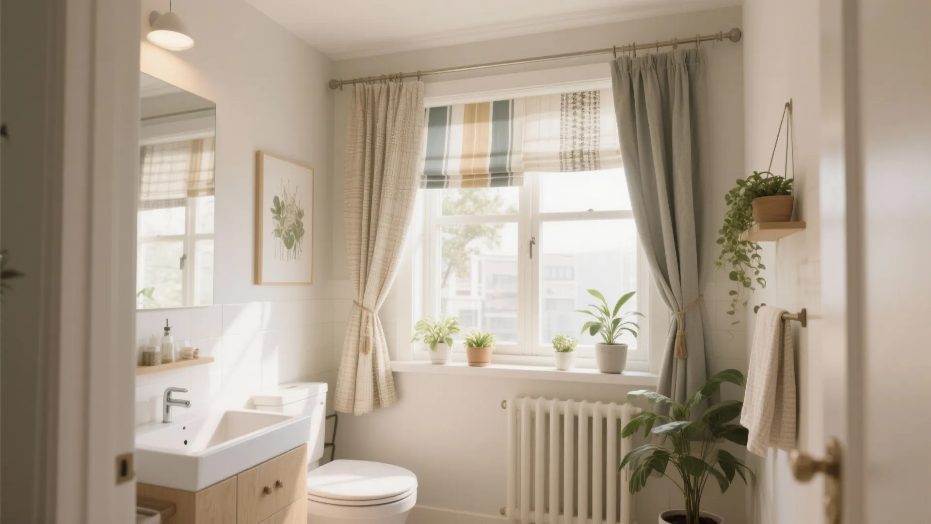 10 Bathroom Window Curtain Ideas: Creative and Practical Curtain Inspirations for Your Bathroom Windows