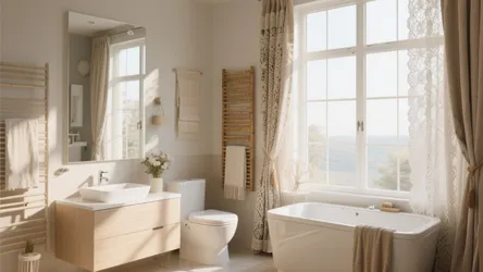 10 Bathroom Window Curtain Ideas You'll Love