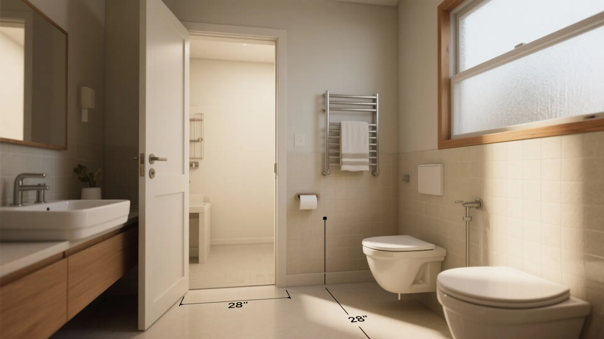 Bathroom Door Sizes: 5 Smart Ideas for Small Baths: Practical bathroom door size tips and creative solutions from a seasoned designer