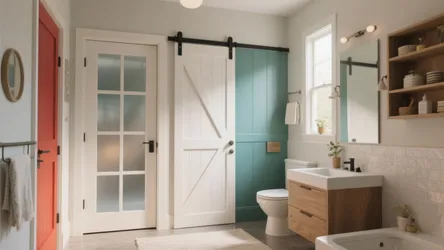 5 Bathroom Door Decoration Ideas