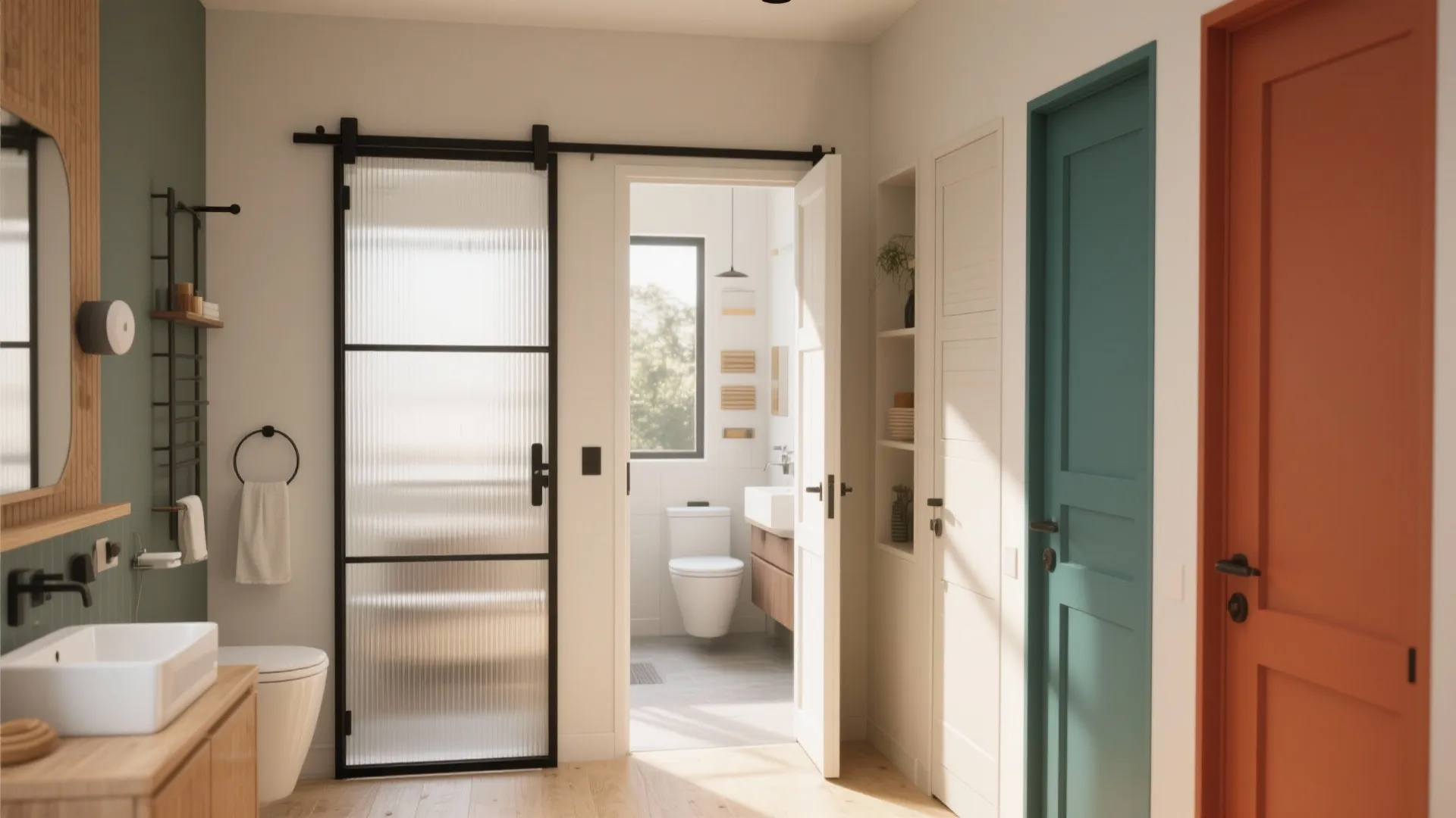 5 Bathroom Door Design Ideas: Personal Insights to Transform Small Spaces