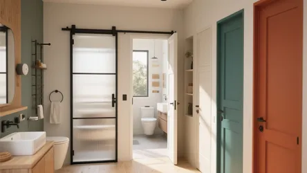 5 Bathroom Door Design Ideas