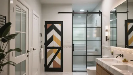 5 Bathroom Door Decoration Ideas
