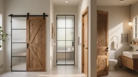 5 Inspiring Bathroom Door Design Ideas