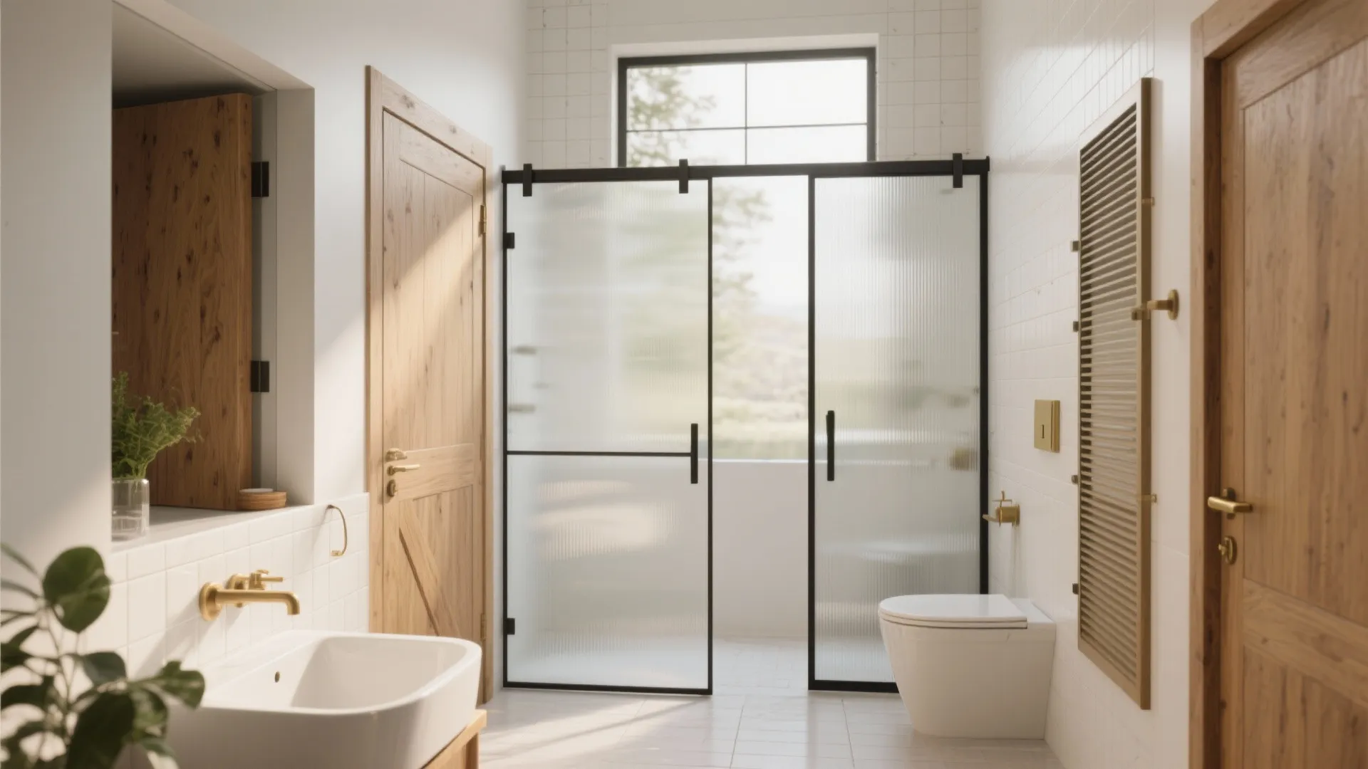 Bathroom Door Design Ideas — 5 Practical Options: 5 creative bathroom door ideas for small spaces, privacy and style