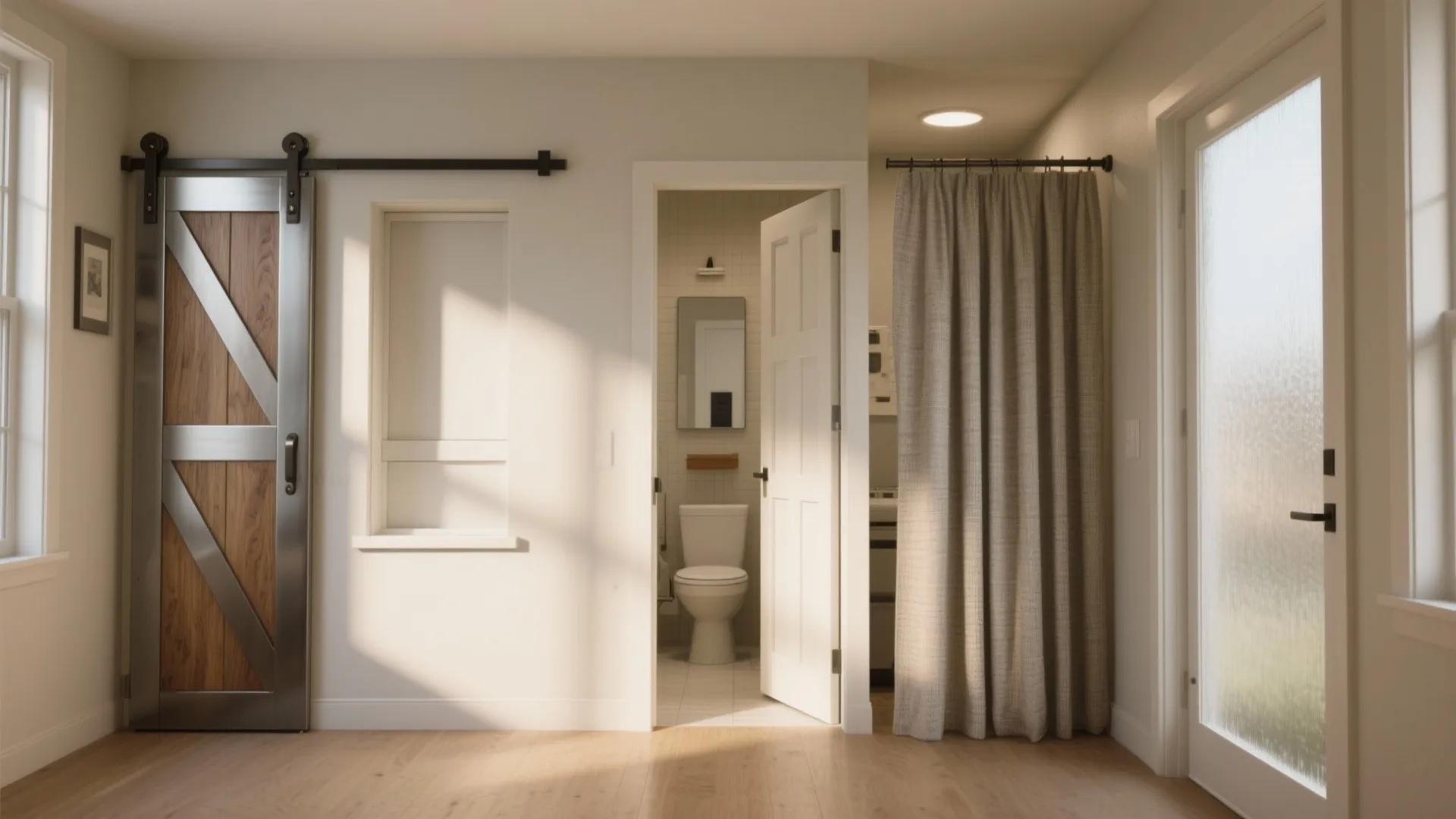 5 Smart Bathroom Door Alternatives: Creative, space-saving, and stylish bathroom door alternatives I’ve used in small homes