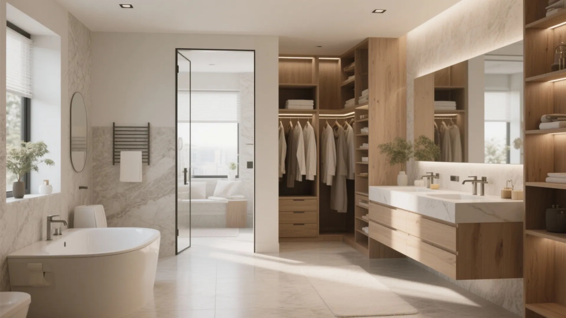 Integrated Dressing Area