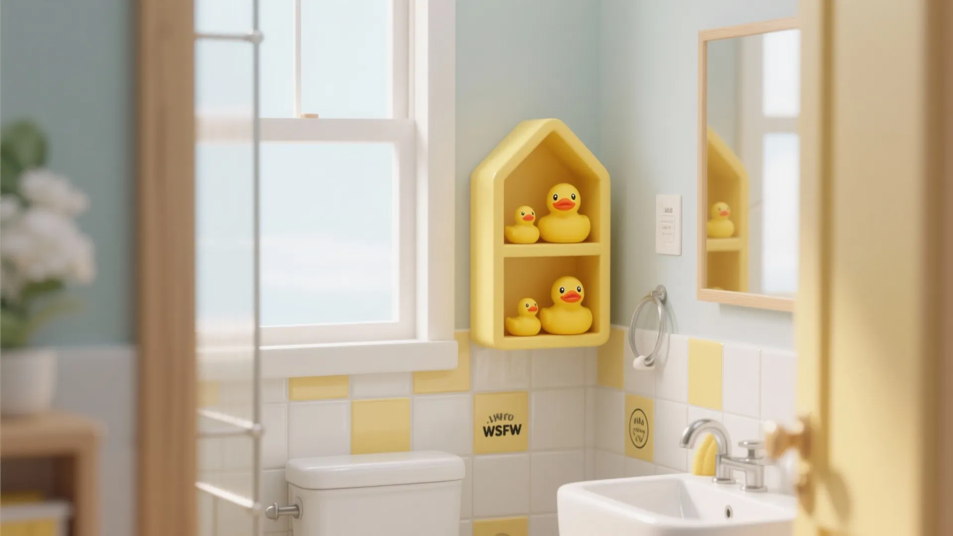 3. Bathroom Feature Wall