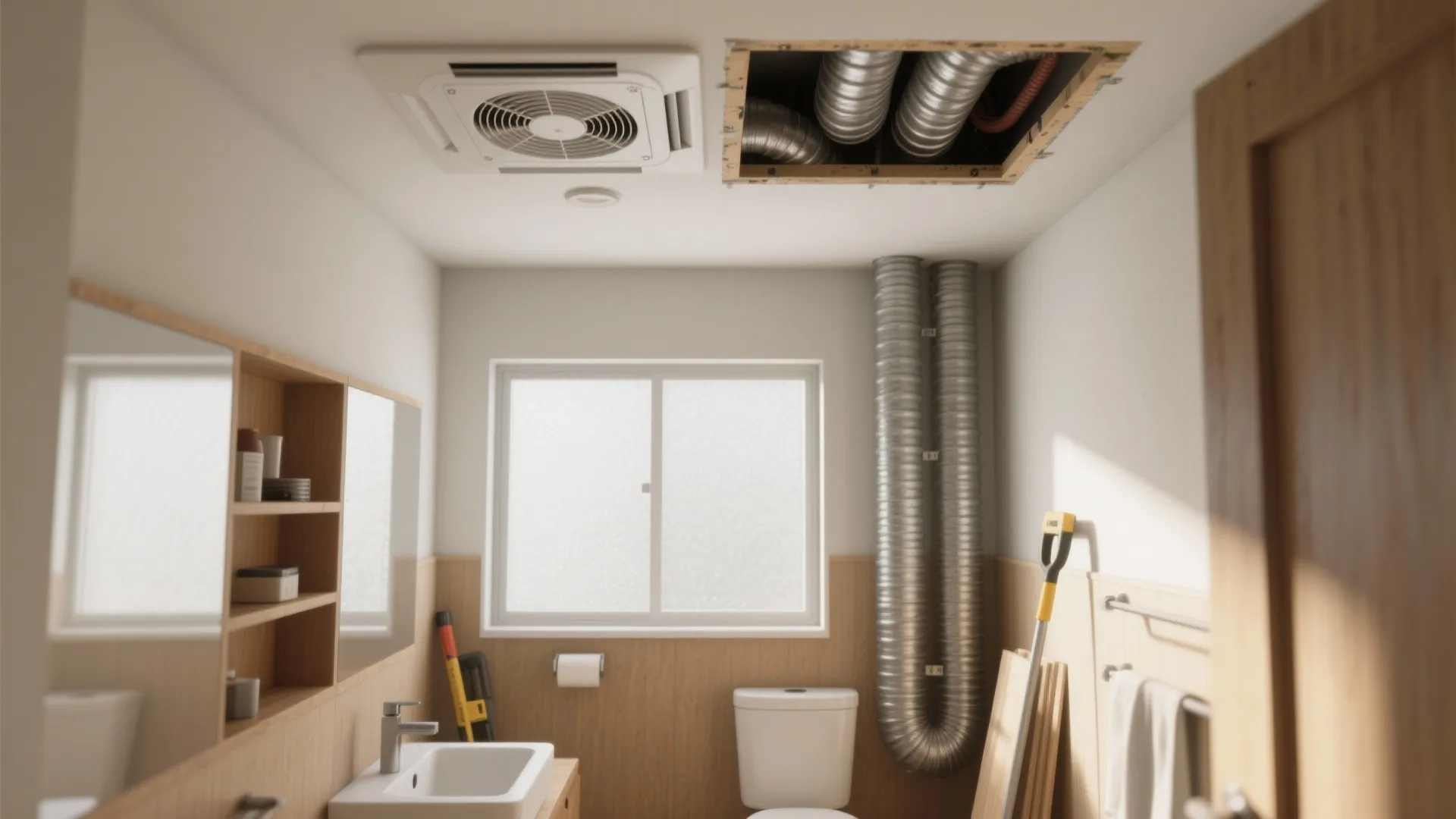 4-inch vs 6-inch Bathroom Fan Ducts — 5 Space-Saving Ideas
