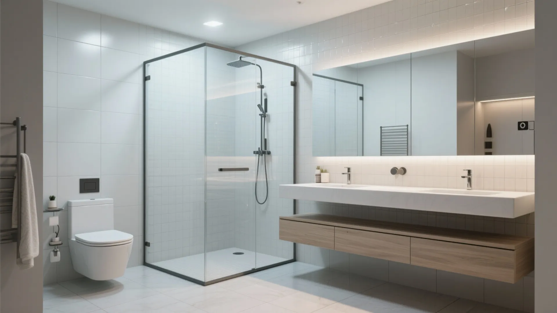 Bathroom clarity and flow