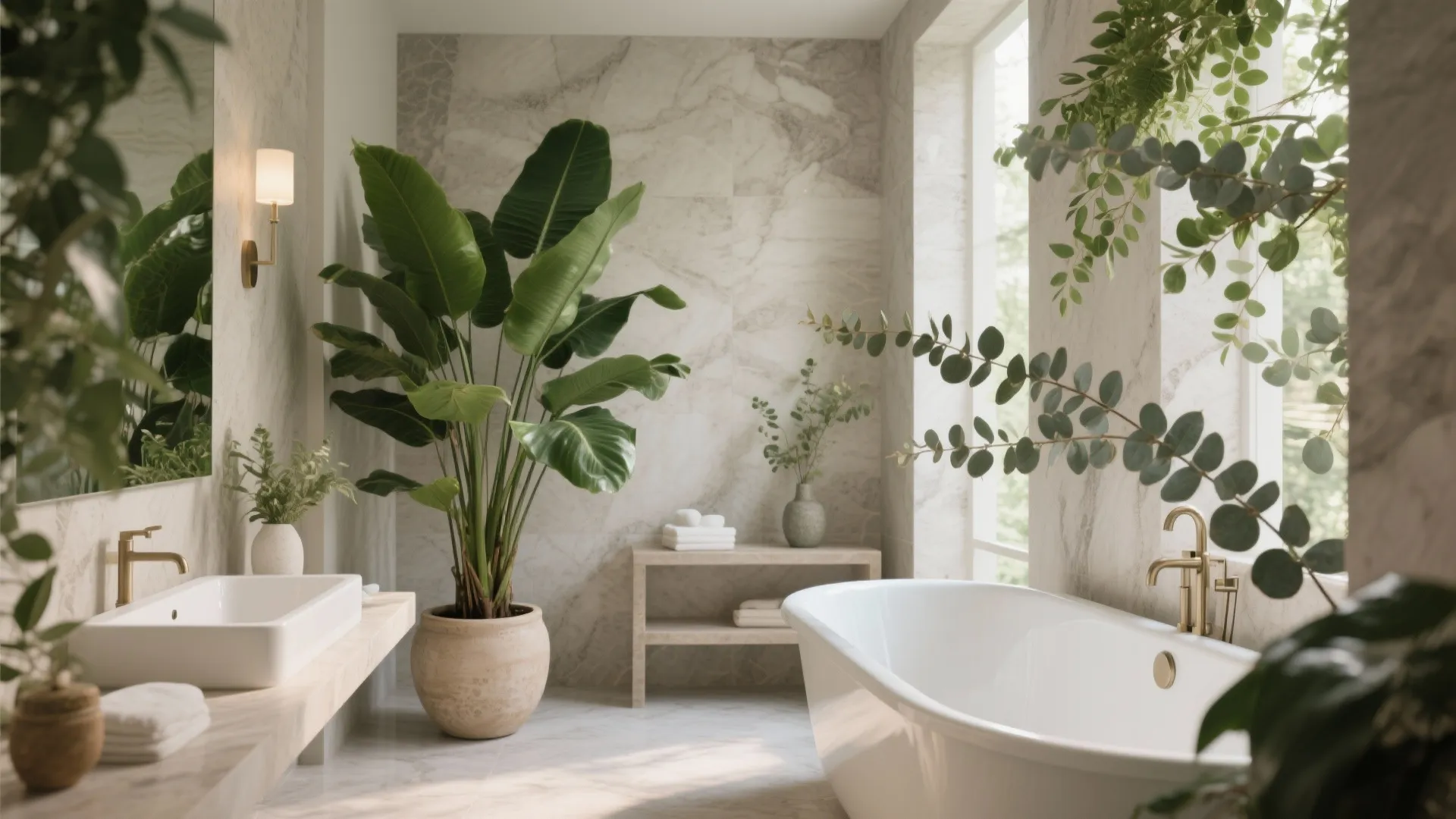 10. Greenery & Natural Accents