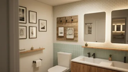 5 DIY Bathroom Wall Decor Ideas