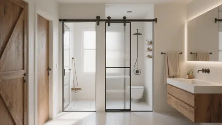 Small Bathroom Door Ideas — 5 Smart Options