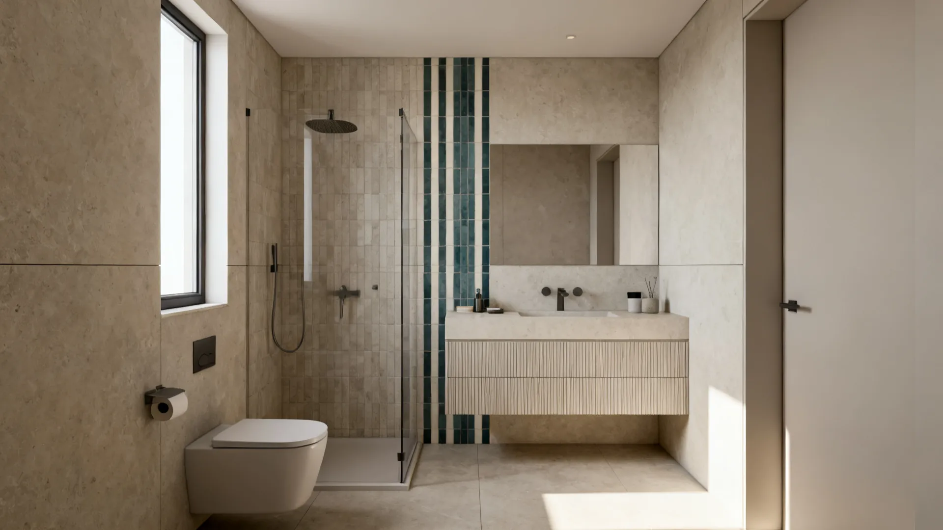 5 Bathroom Highlighter Tiles Ideas for Small Spaces
