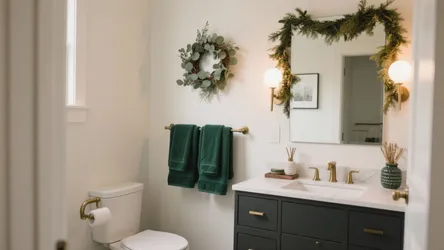 5 Elegant Christmas Bathroom Decor Ideas