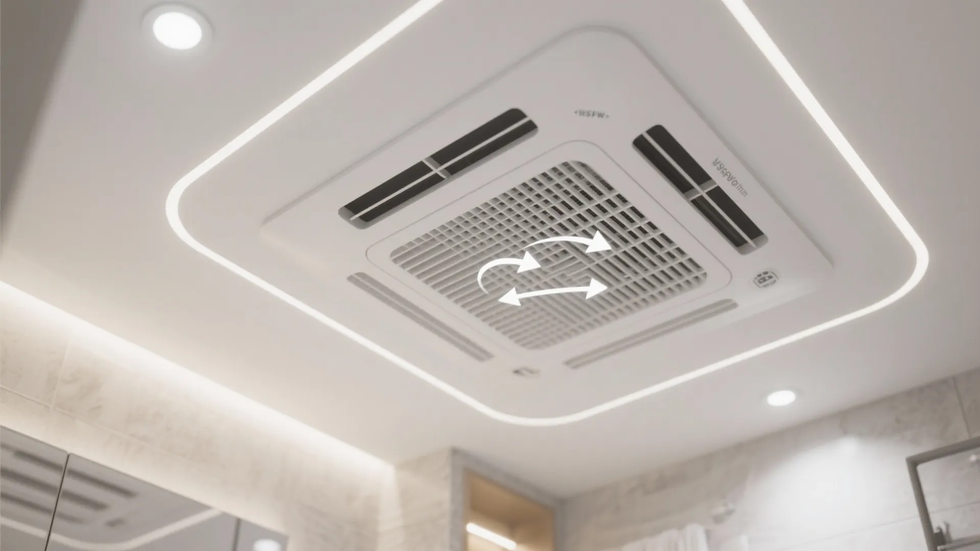 Use a Ceiling-Mounted Heat Recovery Ventilator (HRV)