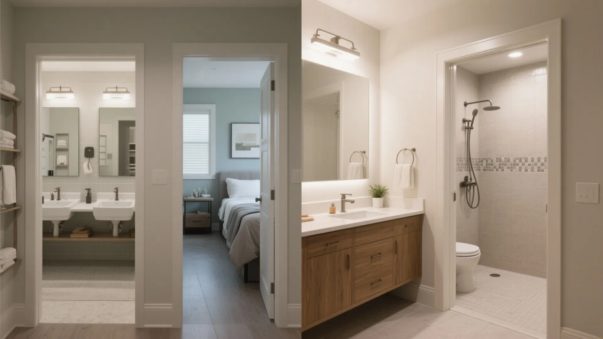 2. Jack-and-Jill Bath vs. Dedicated Ensuite