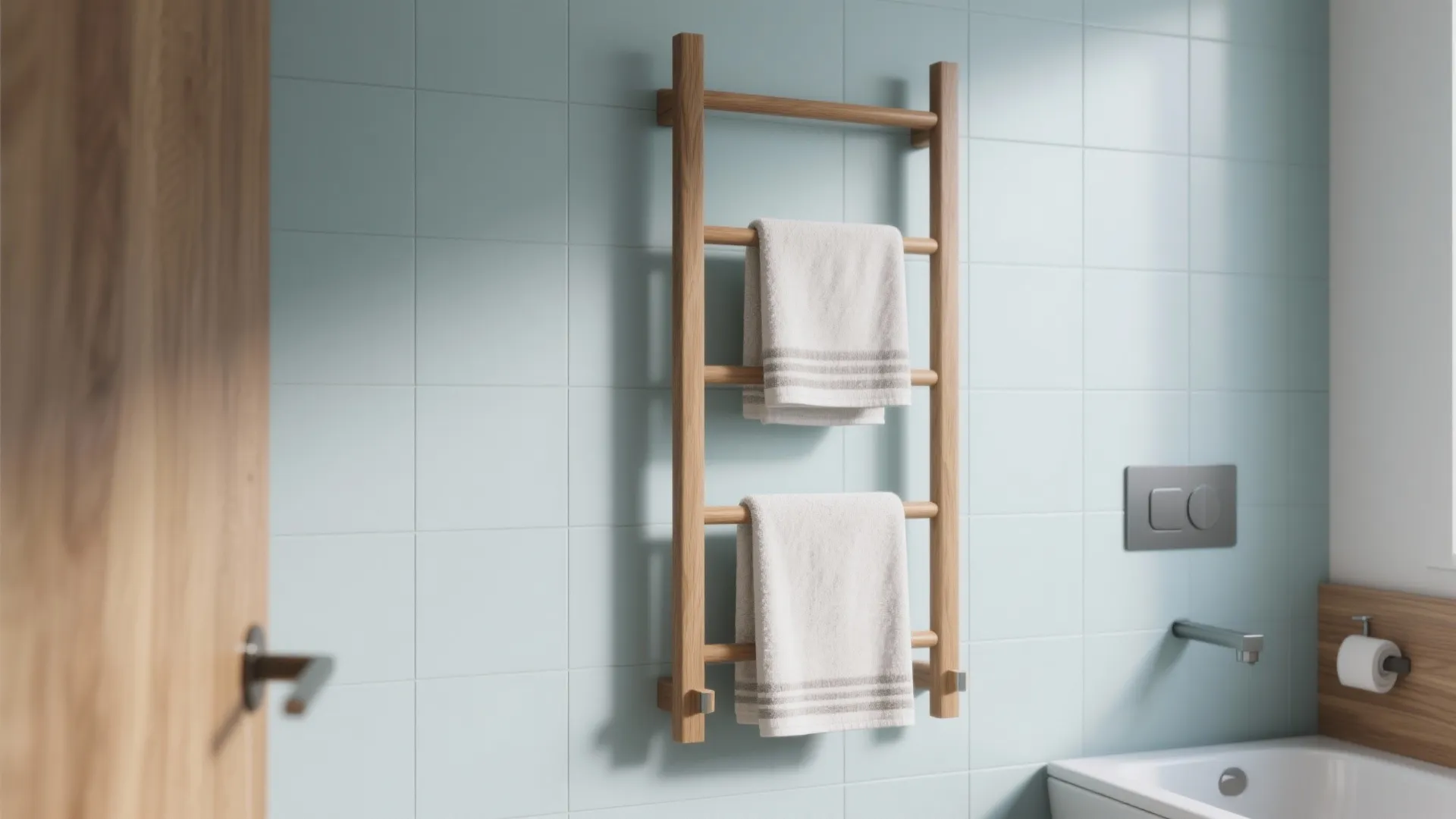 6. Open Hanging Ladder Rack