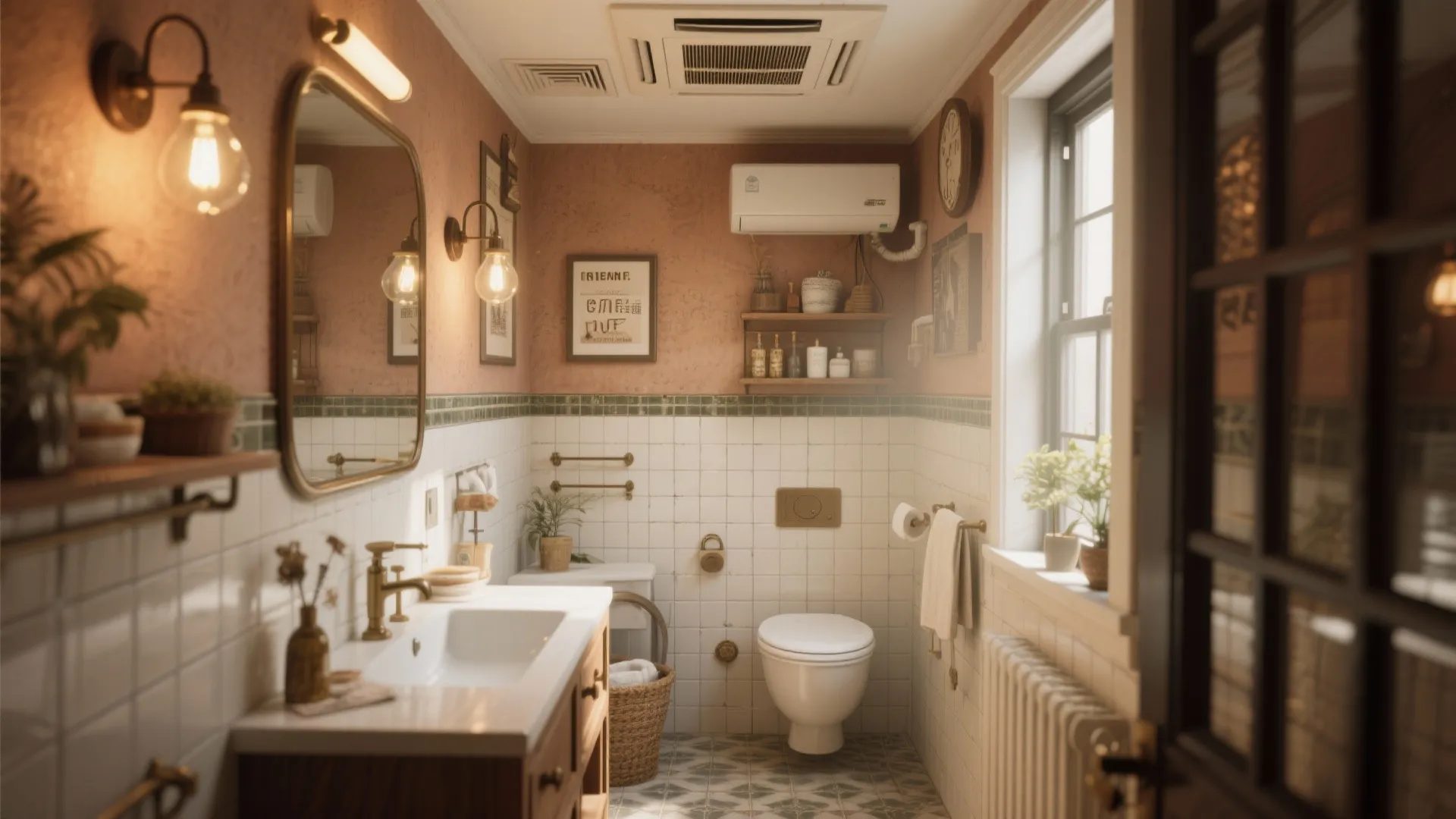 5 Decorative Bathroom Light Ideas with Exhaust Fans: Bringing style and function together in your bathroom lighting design