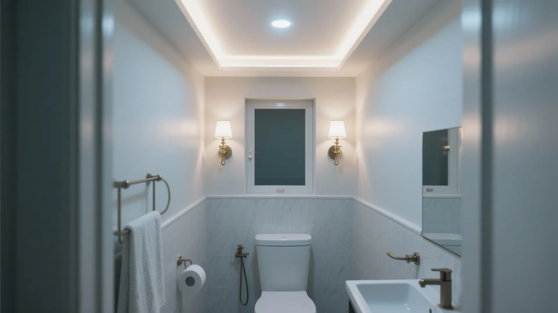 7. Recessed Lighting and Wall Sconces