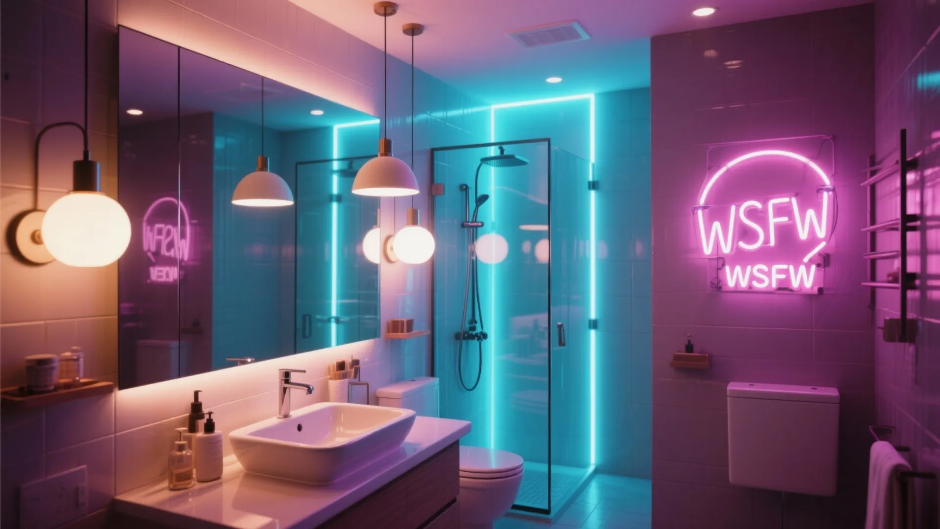 3. Statement Lighting Installations