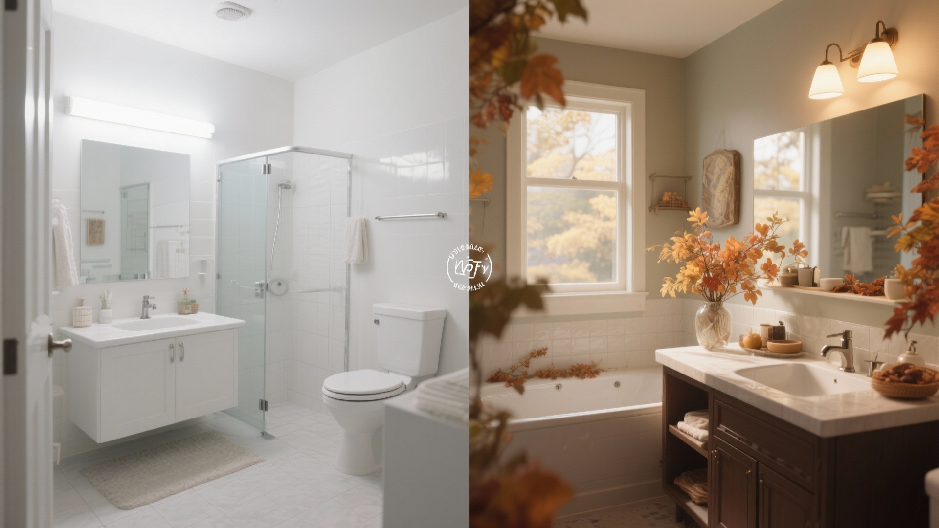 Bathroom Feels Cold? 5 Fall Bathroom Decor Ideas