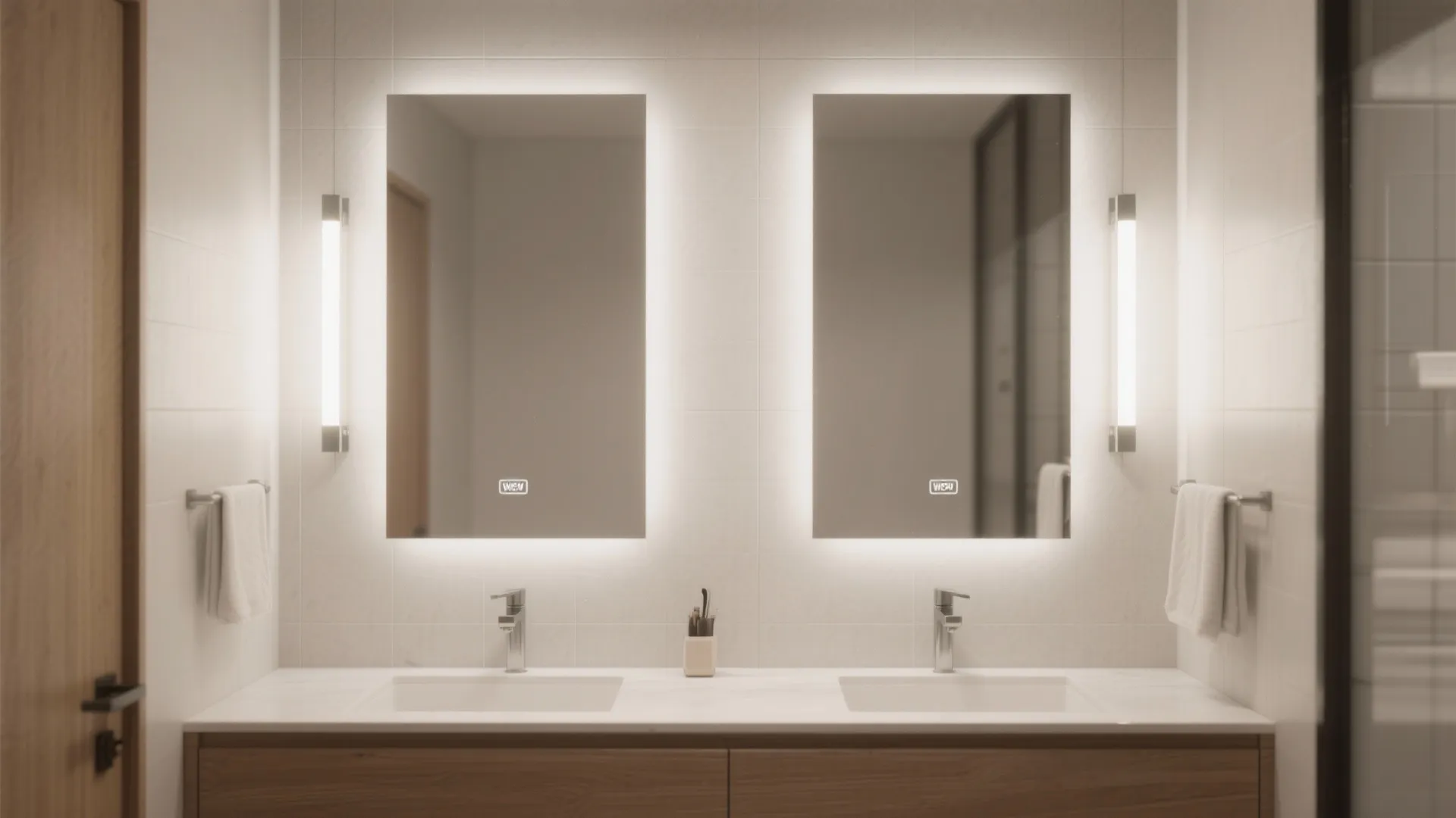 2. Bathroom mirror sconces
