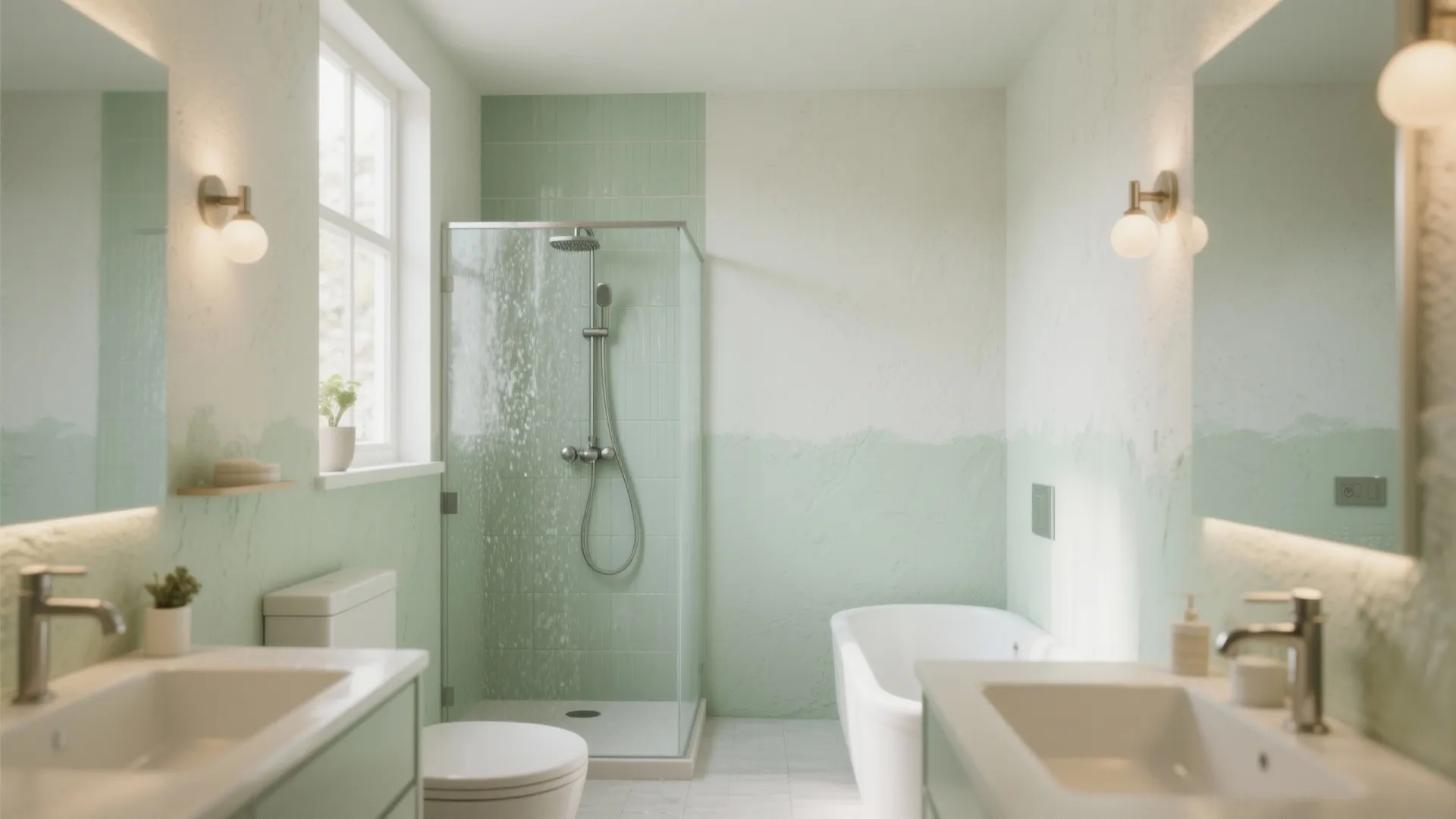 3. Moisture-Smart Lime Wash for Bathrooms