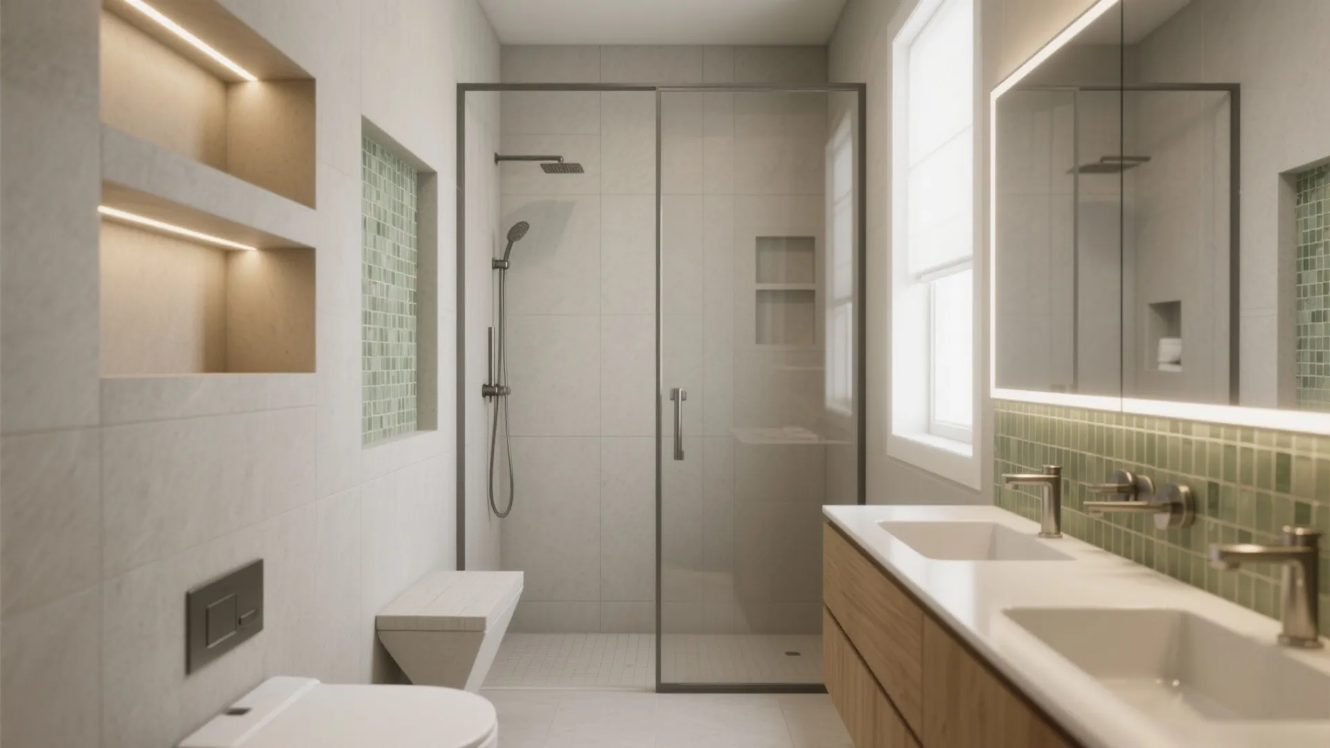5 Bathroom Niche Design Ideas That Maximize Space: Small spaces, big creativity: my 5 data-backed bathroom niche design inspirations with real-world pros and cons