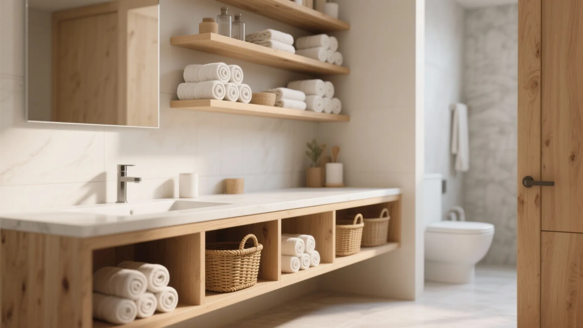 6. Open Shelving for Style and Function