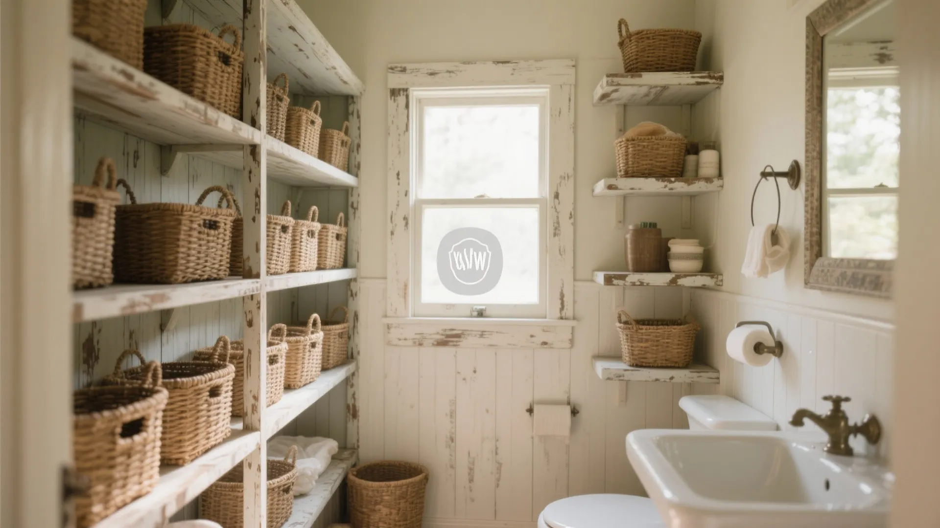 Idea 3: Open Shelving with Baskets