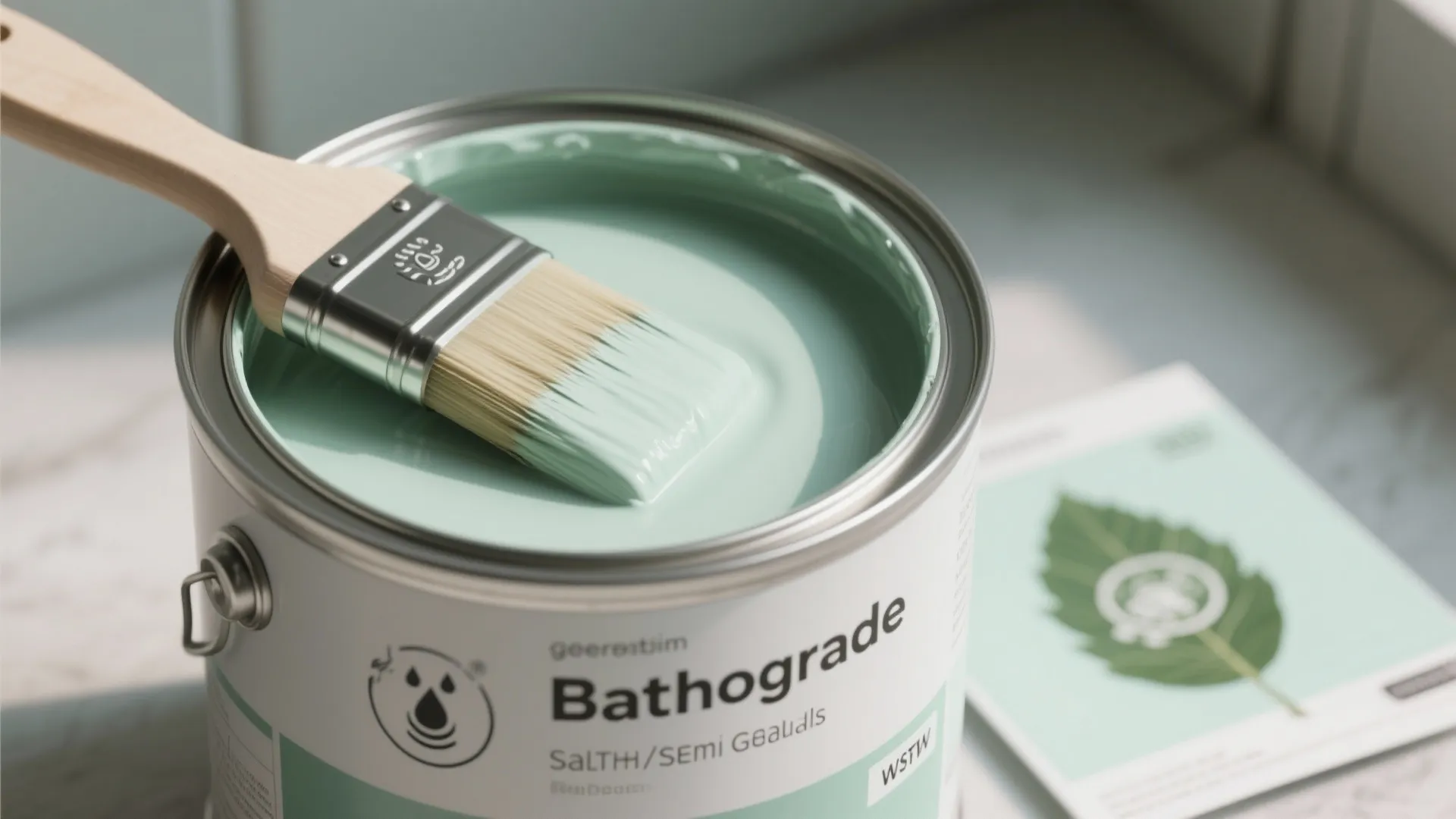 2. Pick quick-dry, bathroom-grade paint