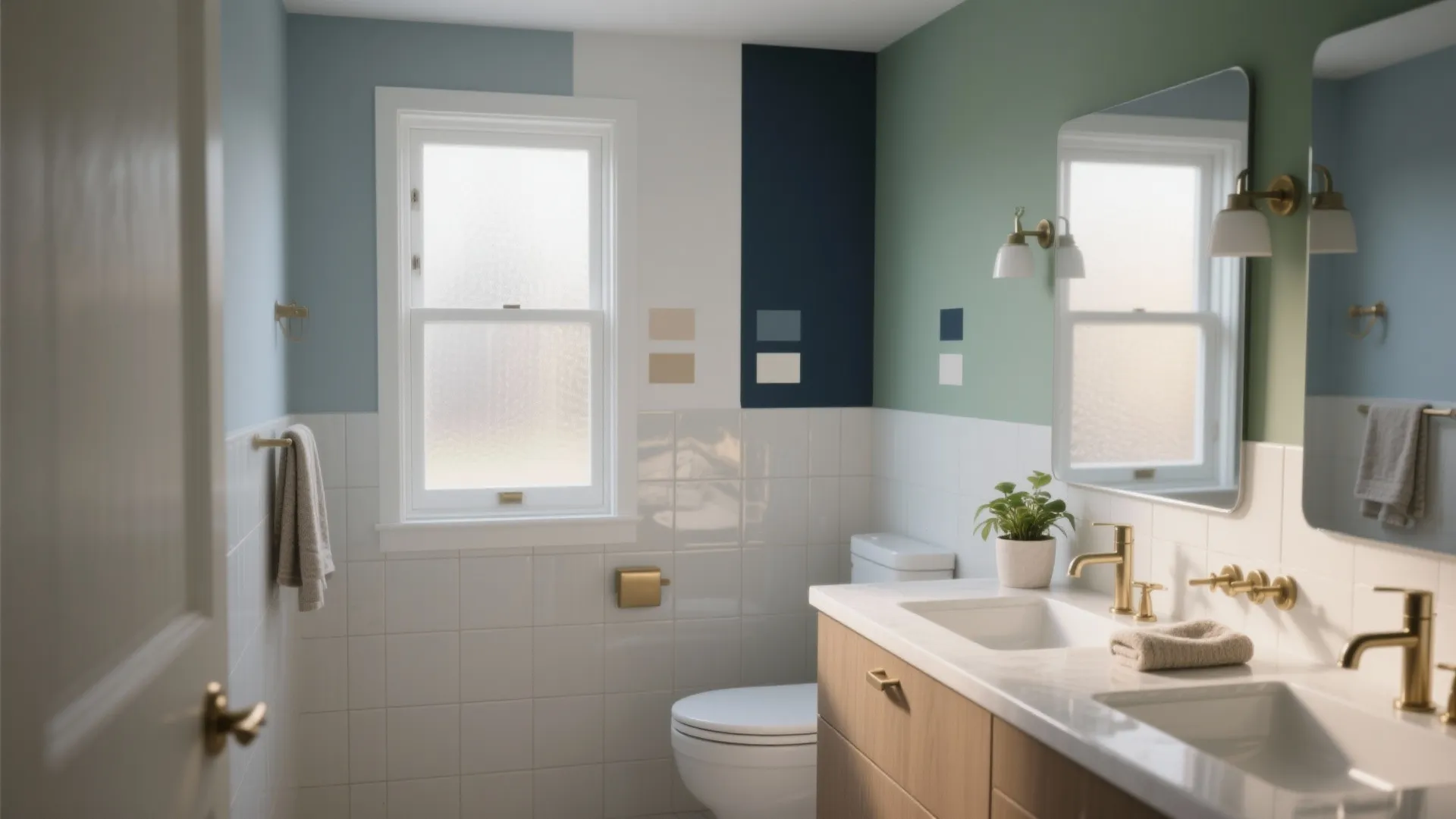 Best Bathroom Paint Color Ideas: 5 Inspiring Picks: Small bathroom? Big impact — five paint color inspirations from a pro interior designer