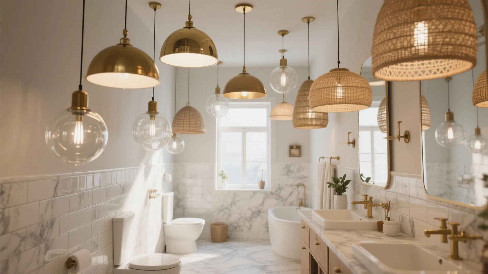 10 Bathroom Pendant Lighting Ideas: Creative Bathroom Pendant Lighting Inspiration from My Design Projects