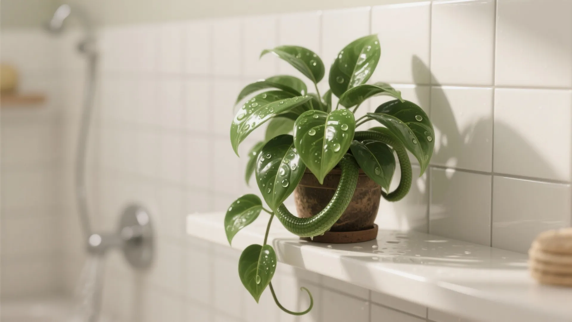 5. Bring in living greenery carefully