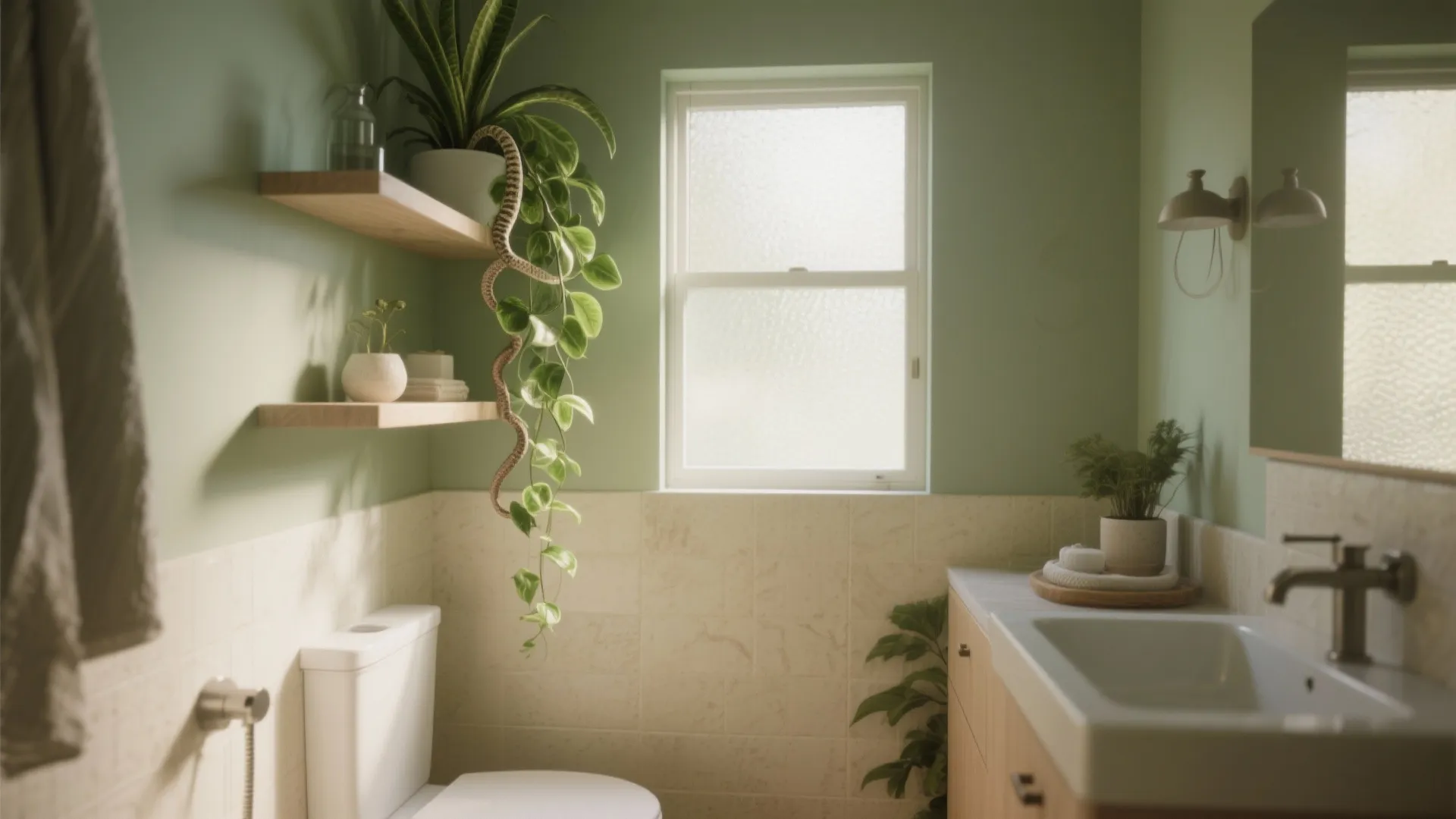 2. Bring the outdoors in with plants and botanicals