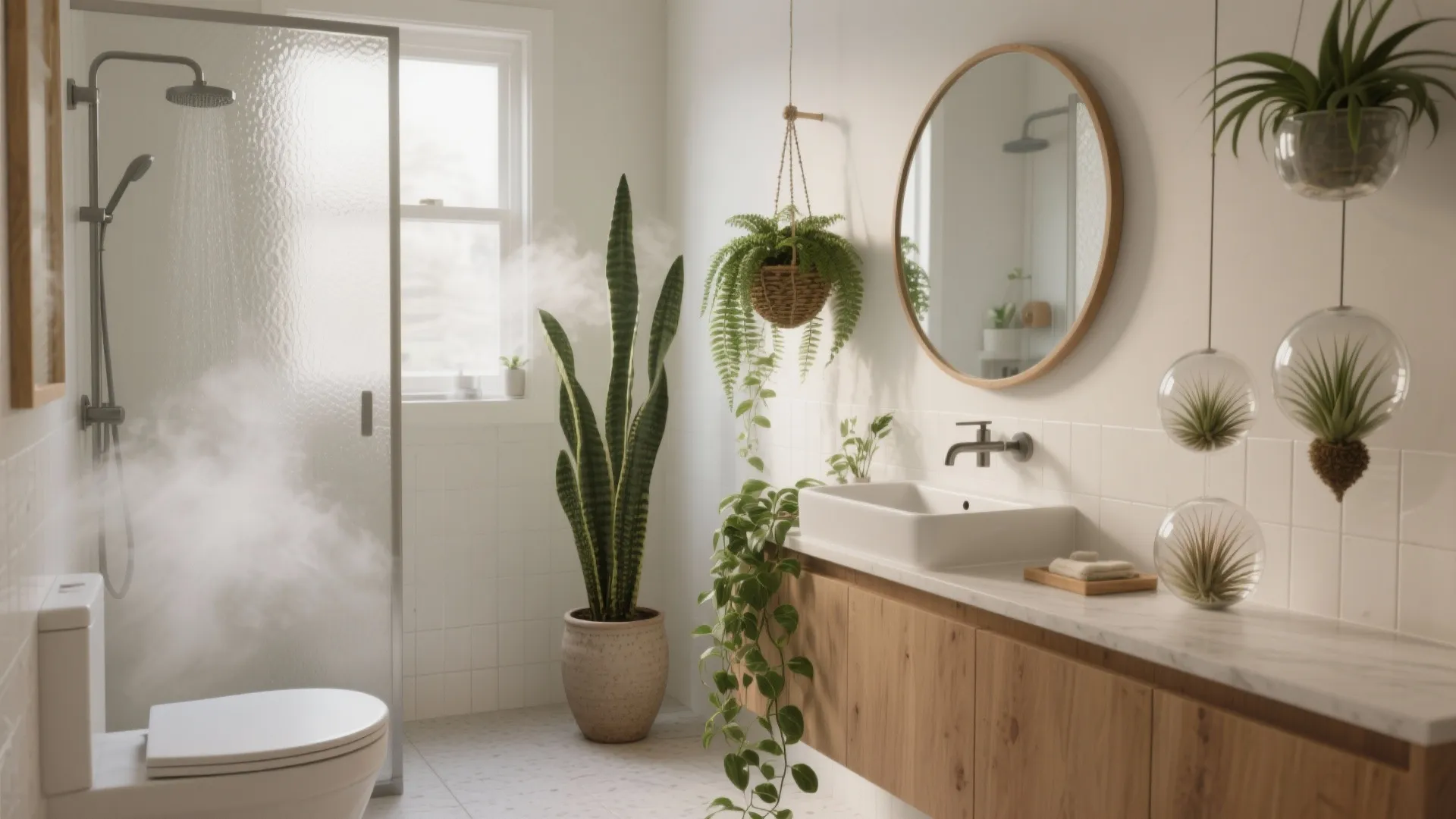 5 Small Bathroom Plants That Brighten Tiny Spaces