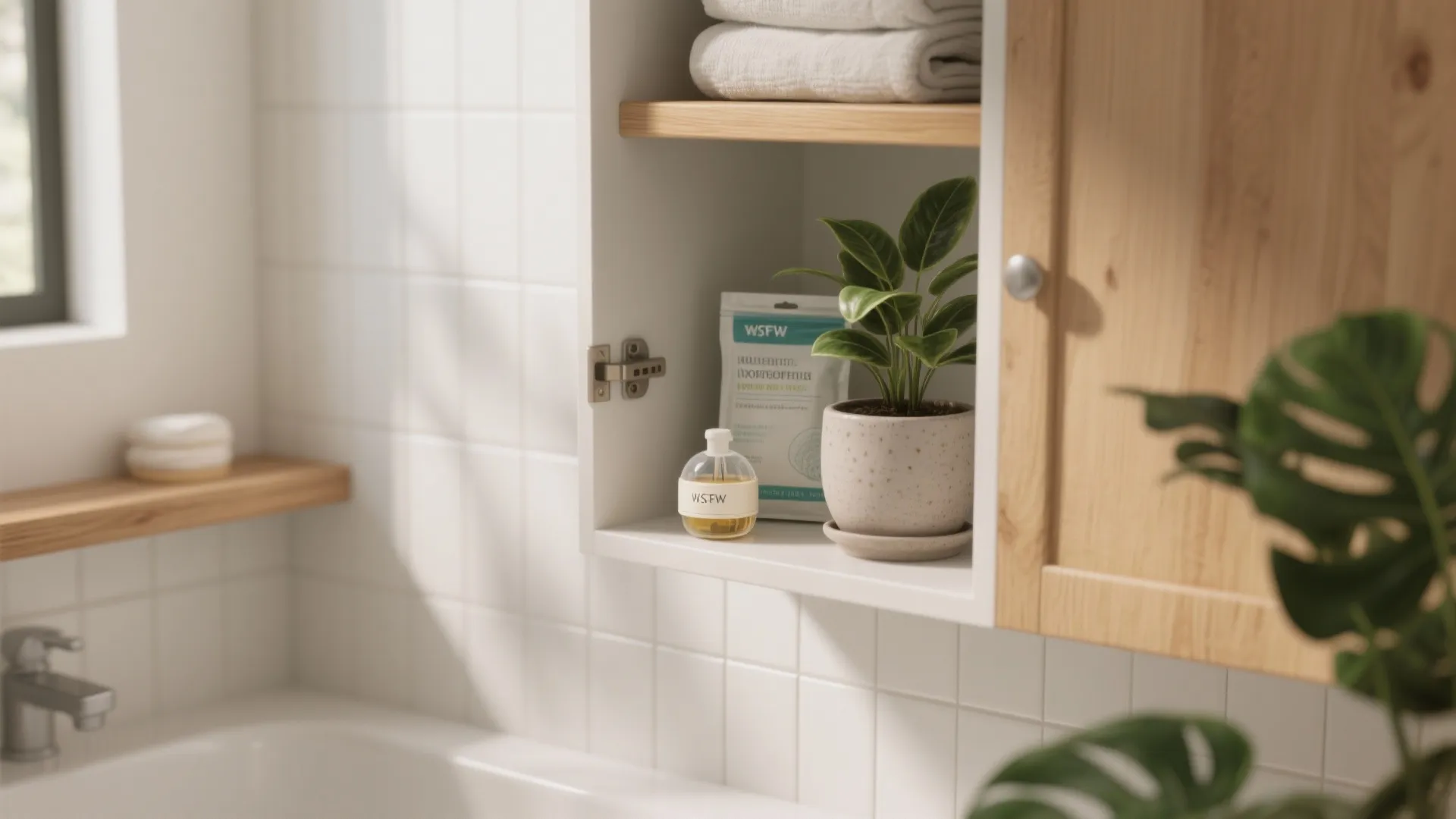 4. Bathroom refresh without the spray panic