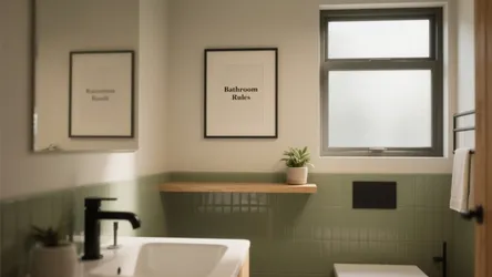 10 Bathroom Rules Wall Decor Ideas