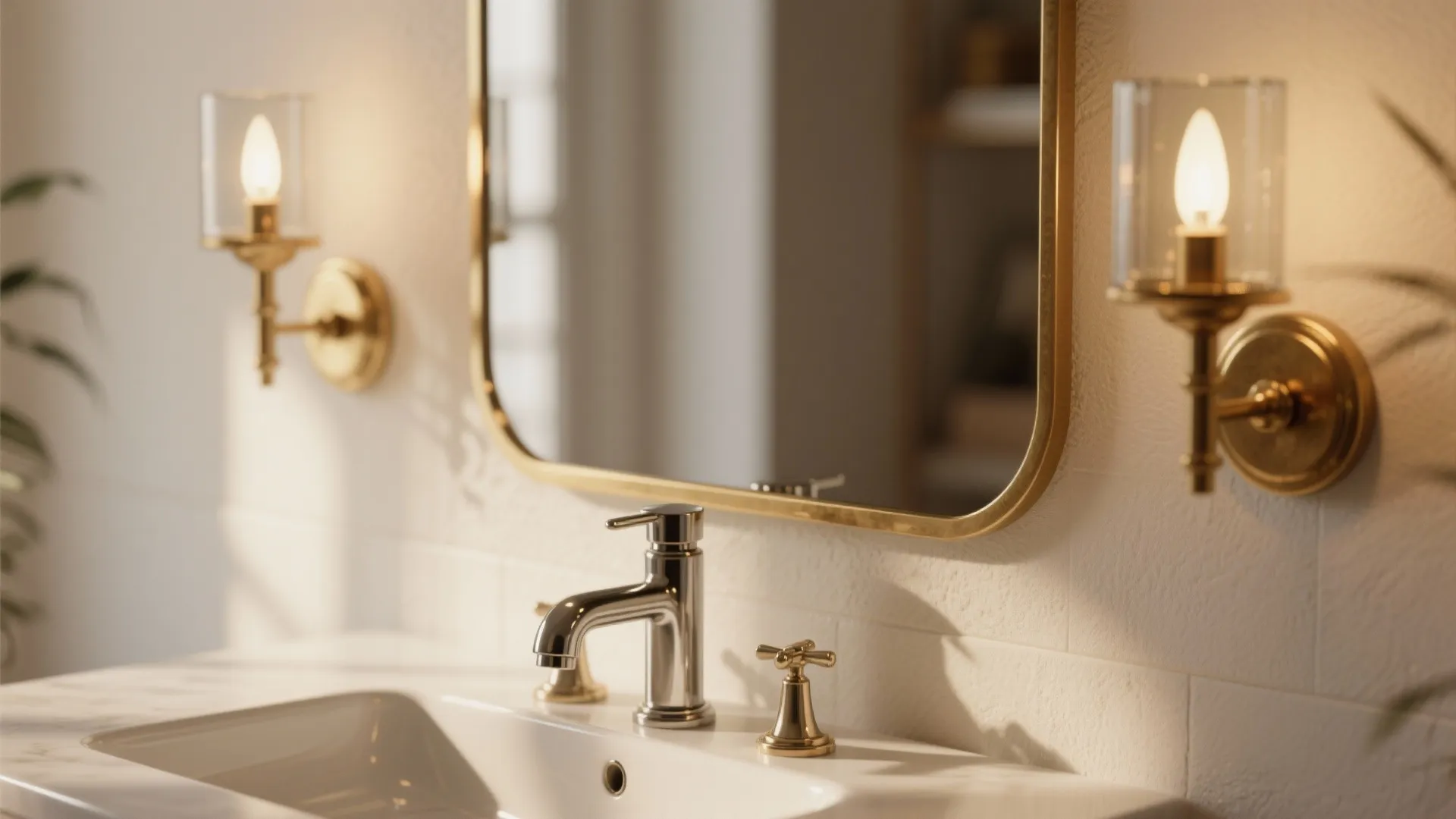 7. Brighten with Sconces