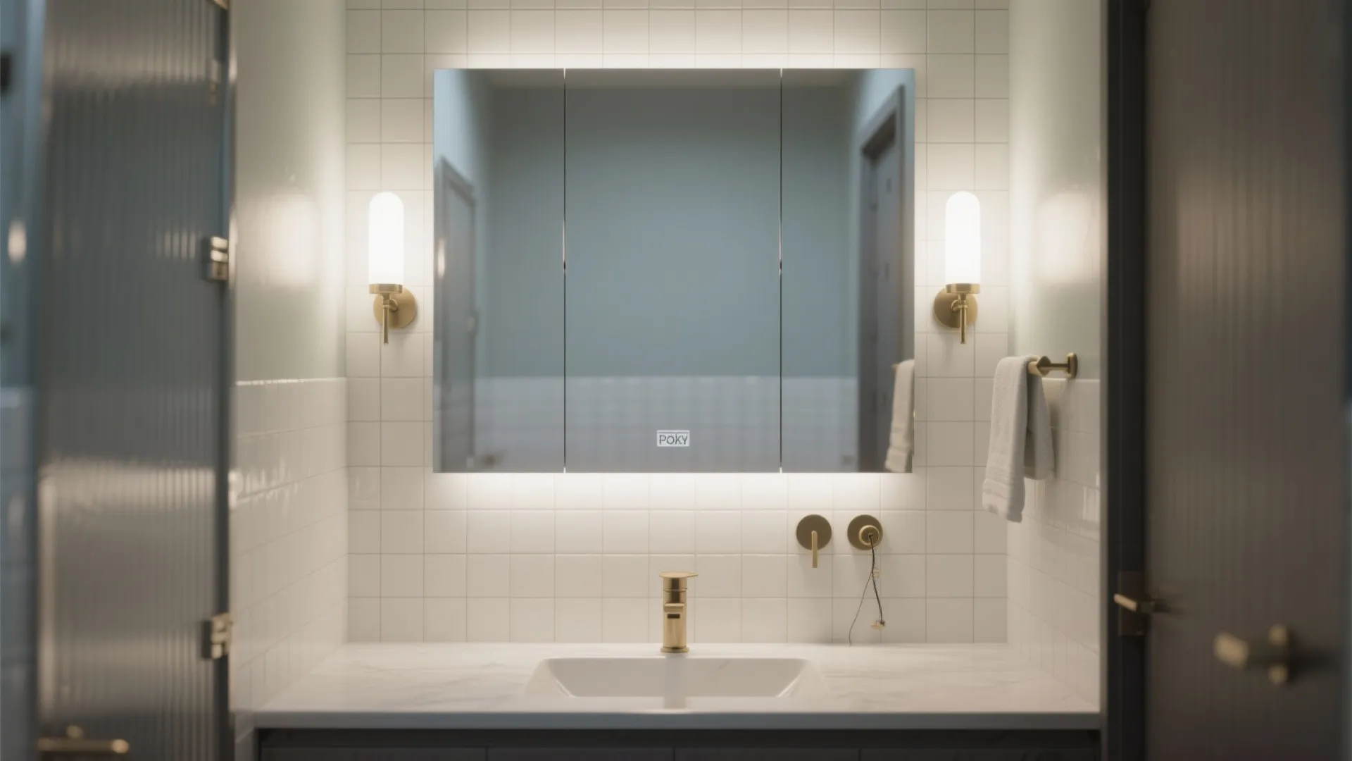 5. Bathroom mirror side lights