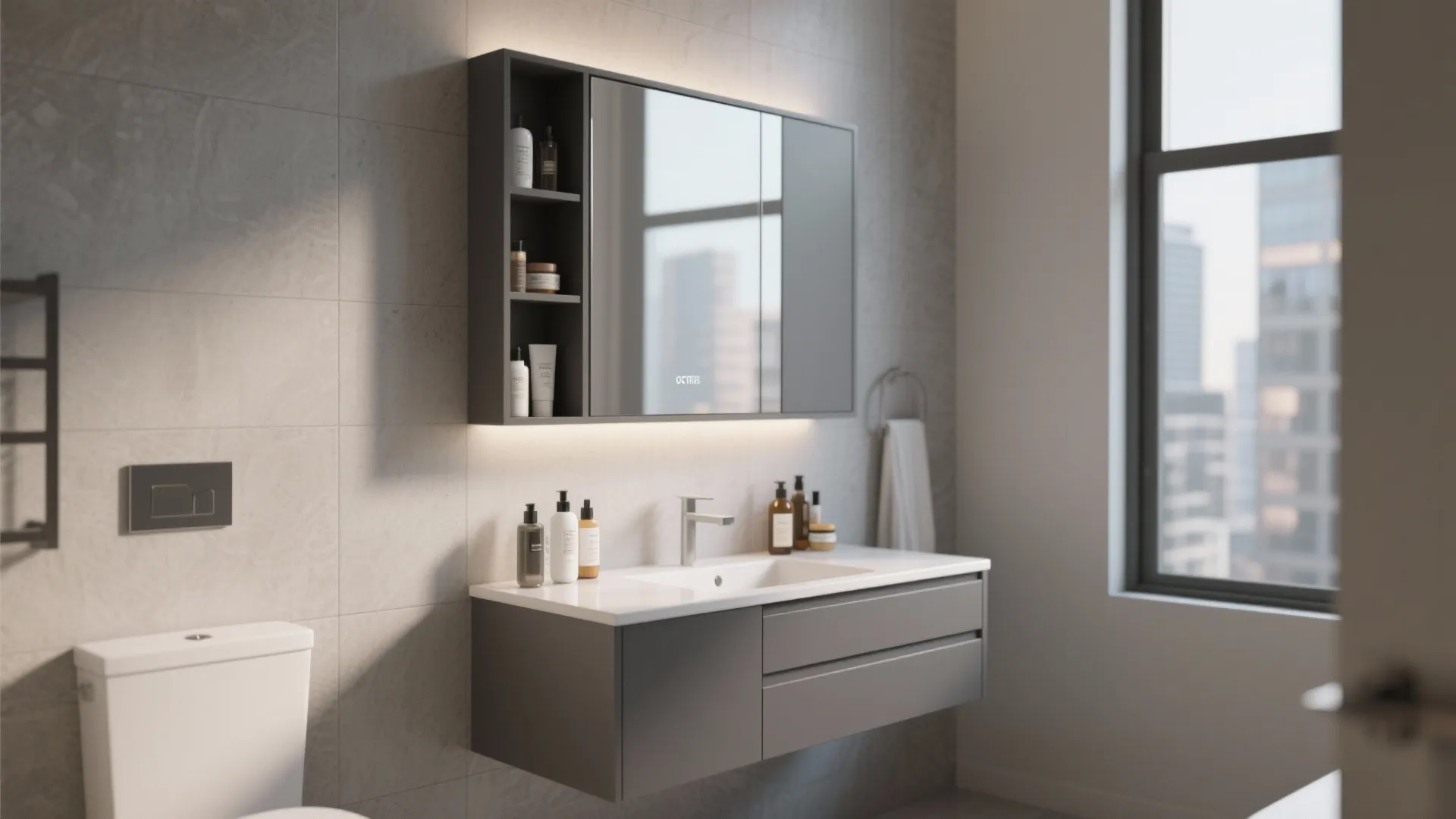 3. Smart storage in bathrooms