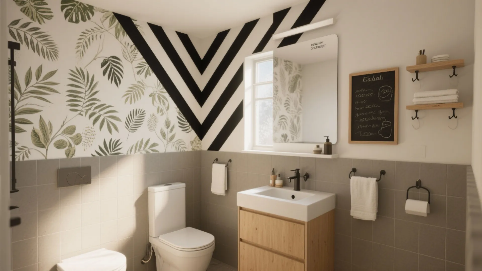 Bathroom Wall Decor Stickers: 5 Creative Ideas: Small bathroom? Big style—5 sticker-based decor ideas I actually used in real projects