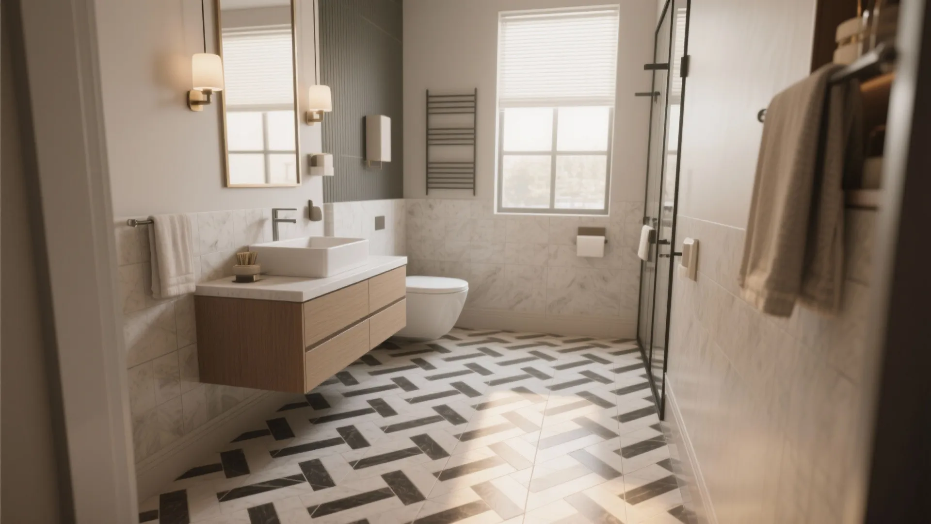 6×2 Stick-On Tile Bathroom Floor Ideas: 10 Creative Ways to Use 6×2 Stick-On Tiles for a Stylish Bathroom
