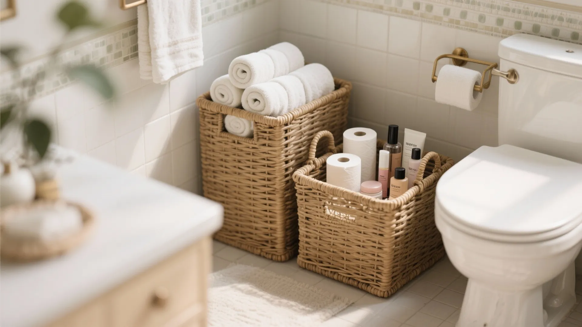 10. Stylish Storage Baskets