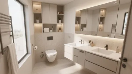 10 Built-in Bathroom Storage Ideas